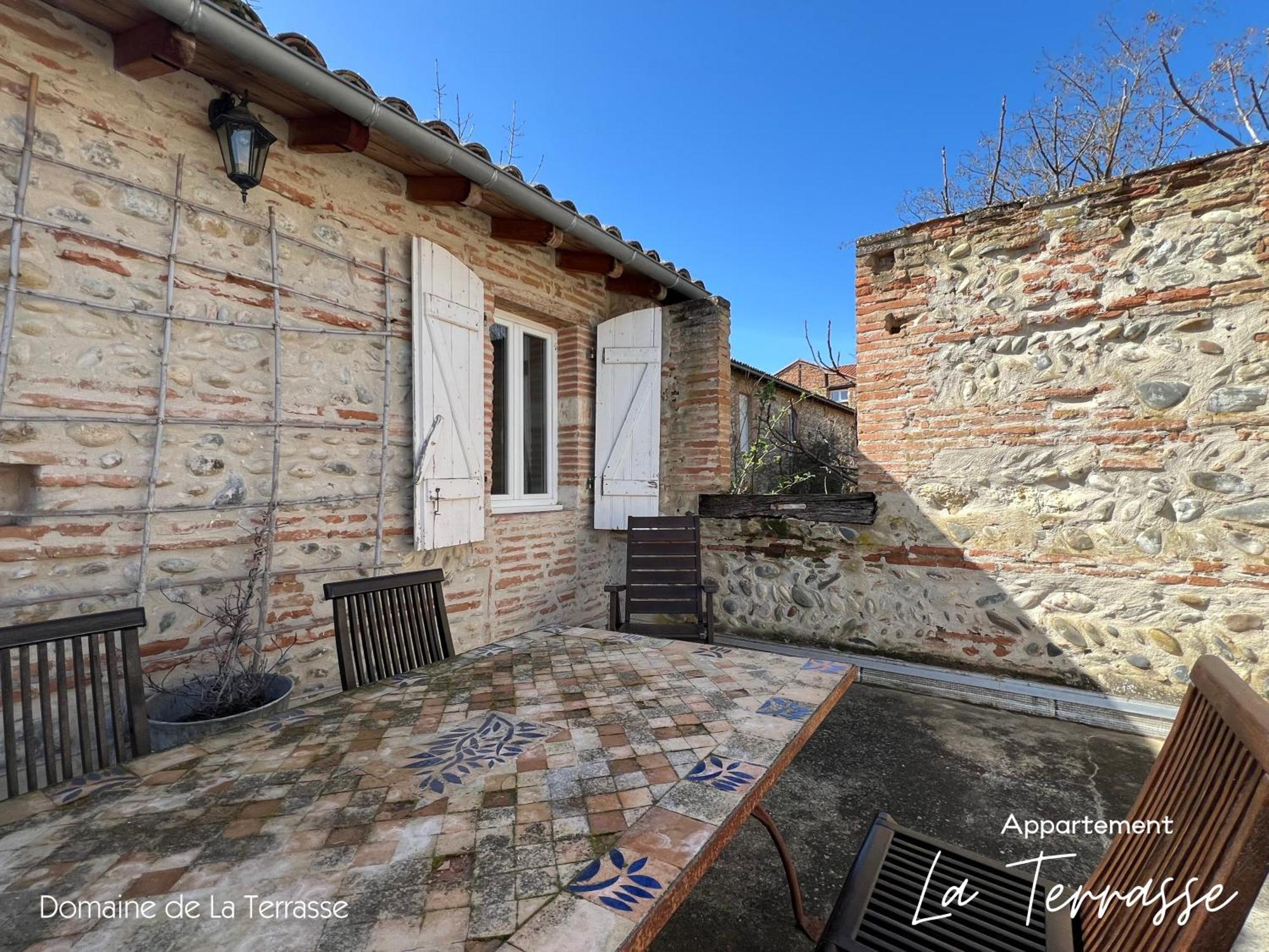Ferienwohnung Domaine De La Terrasse Carbonne Exterior foto