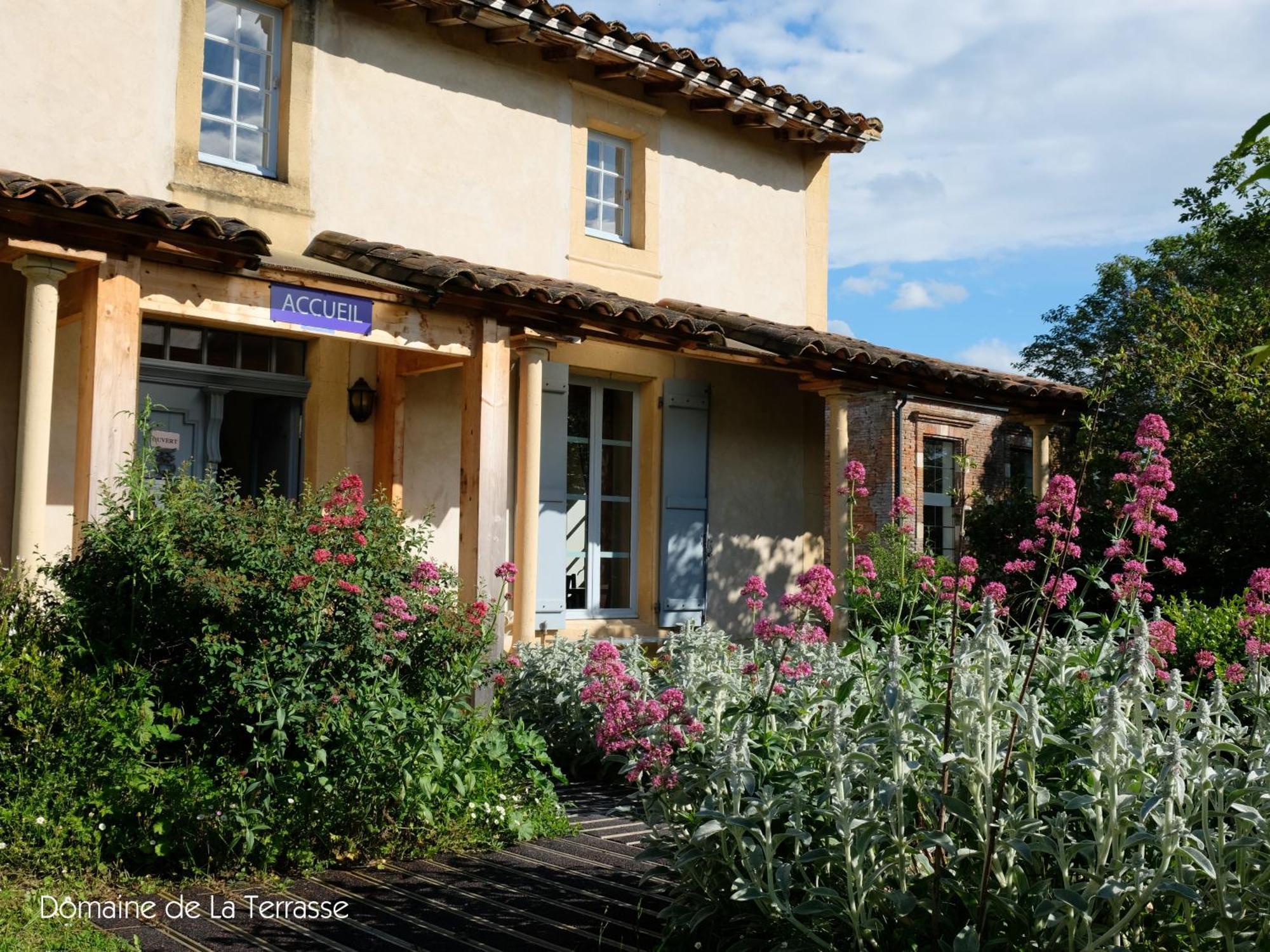 Ferienwohnung Domaine De La Terrasse Carbonne Exterior foto