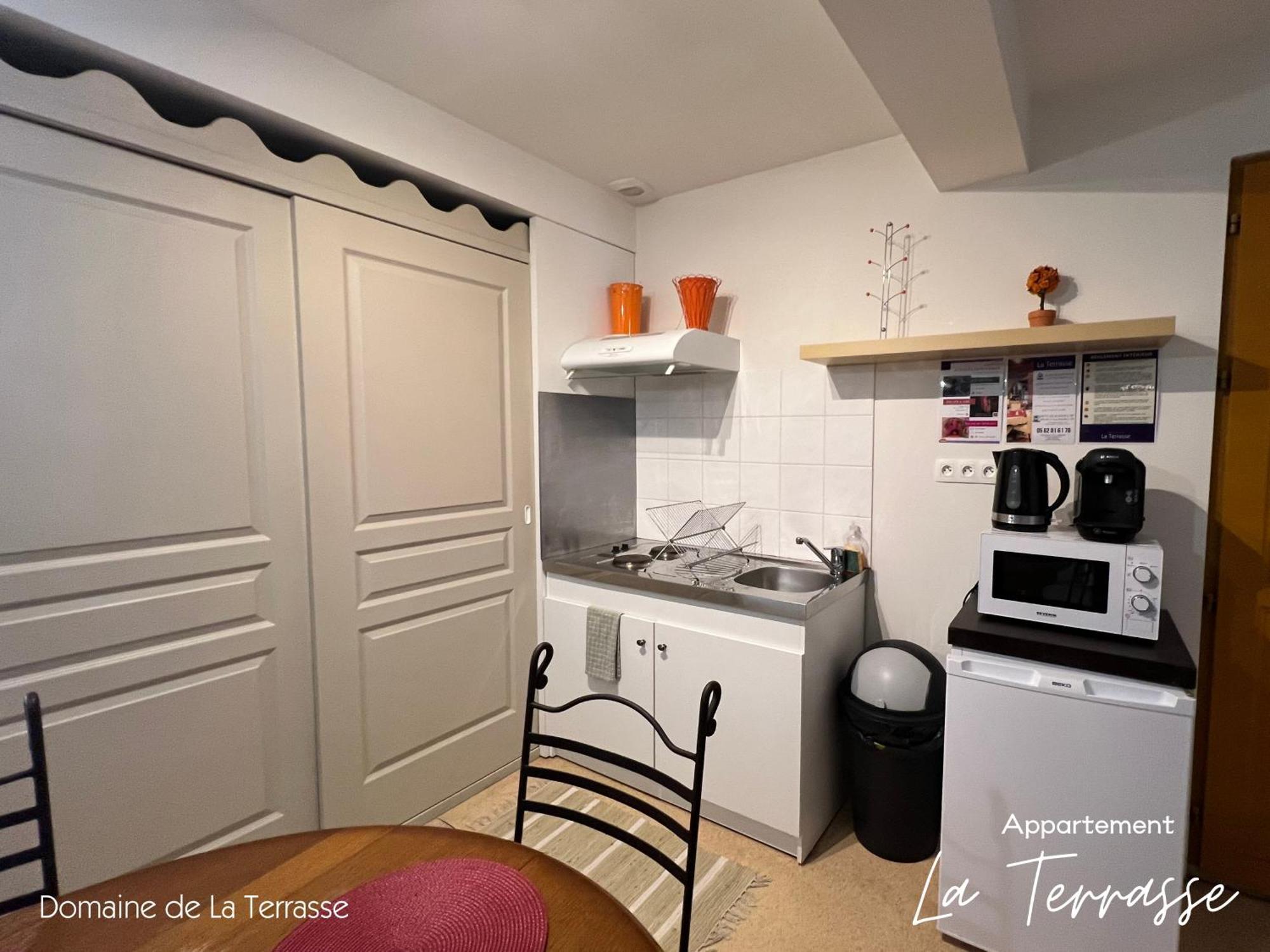 Ferienwohnung Domaine De La Terrasse Carbonne Exterior foto